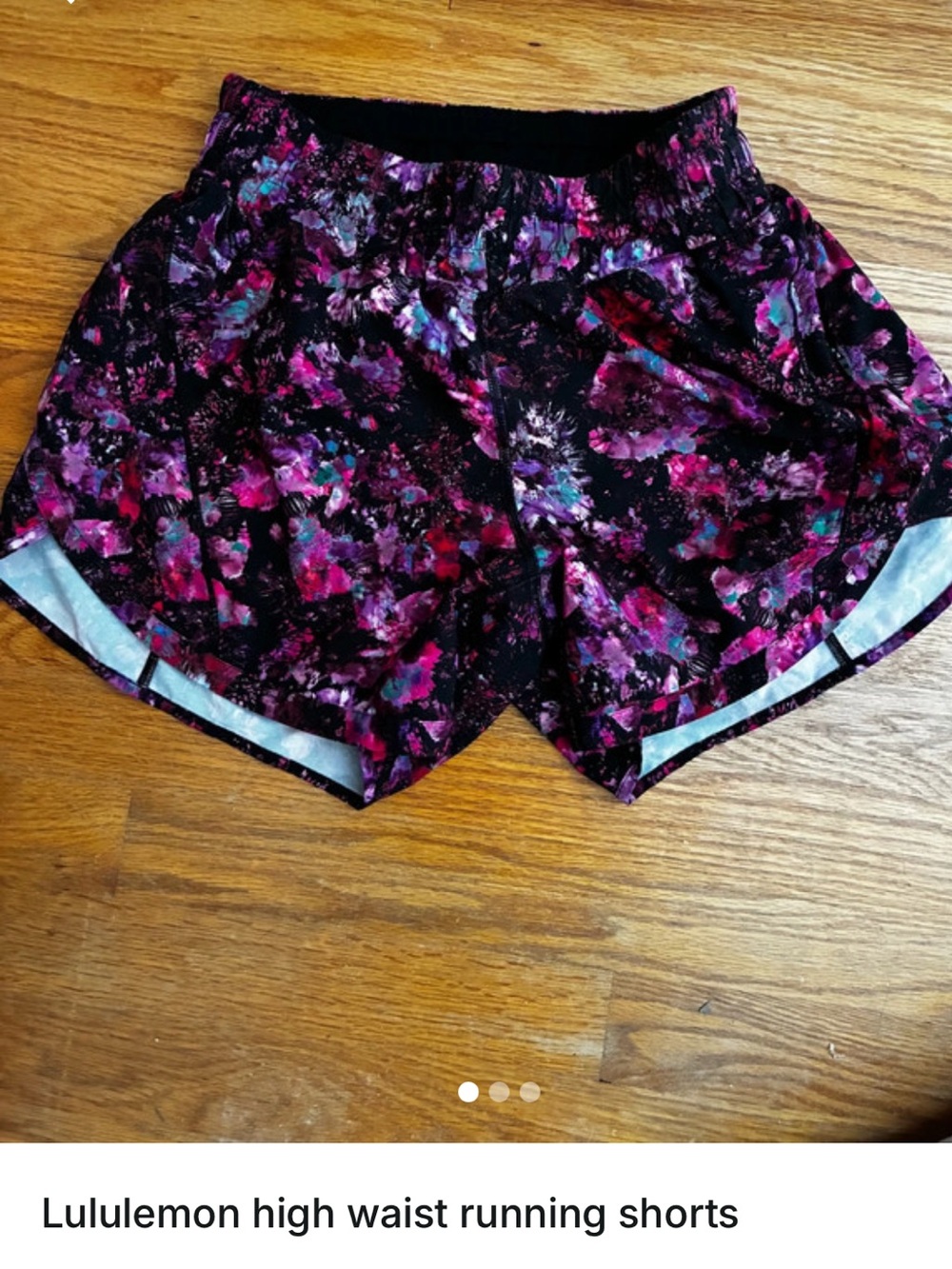 lululemon High-Waist Floral Print Shorts